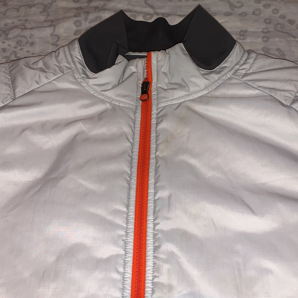 Under Armour Performance Puffer Jacket Gray Orang… - image 4